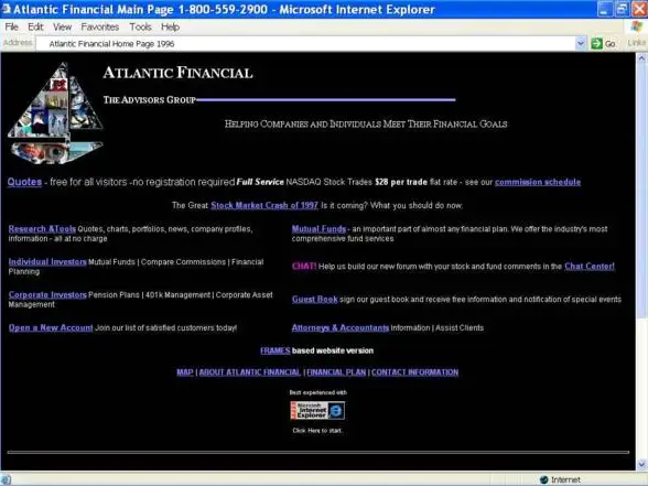 Atlantic Financial in 1996