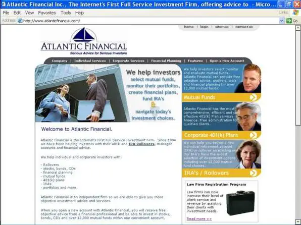 Atlantic Financial in 2004